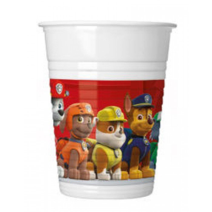 Paw Patrol Ready For Action, Mancs Őrjárat műanyag pohár 8 db-os 200 ml