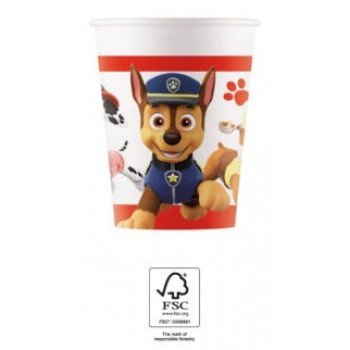 Paw Patrol Ready For Action, Mancs Őrjárat papír pohár 8 db-os 200 ml FSC Paw Patrol Ready For Action, Mancs Őrjárat papír pohár 8 db-os 200 ml FSC