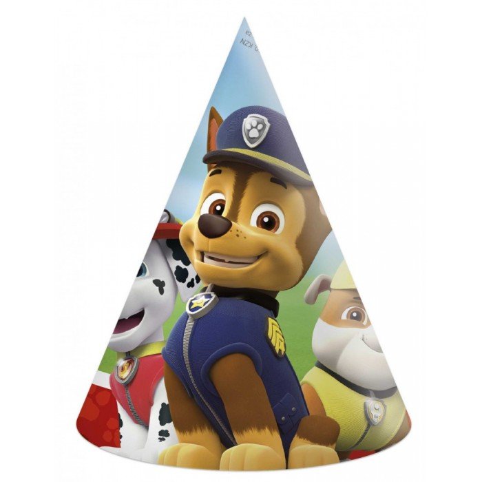 Paw Patrol Ready For Action, Mancs Őrjárat Parti kalap, csákó 6 db-os