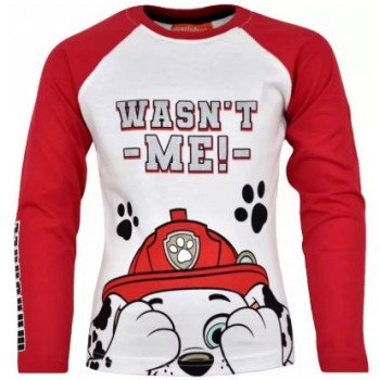 Mancs Őrjárat Red gyerek hosszú póló, felső 122 cm Mancs Őrjárat Red gyerek hosszú póló, felső 122 cm