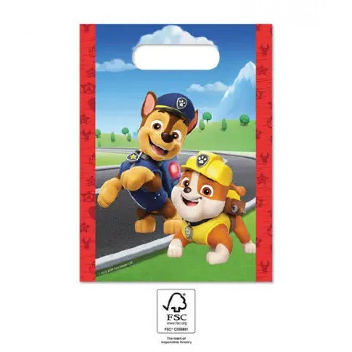 Paw Patrol Rescue Heroes, Mancs Őrjárat papír ajándéktasak 4 db-os