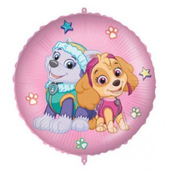 Paw Patrol Skye and Everest, Mancs Őrjárat fólia lufi 46 cm Paw Patrol Skye and Everest, Mancs Őrjárat fólia lufi 46 cm