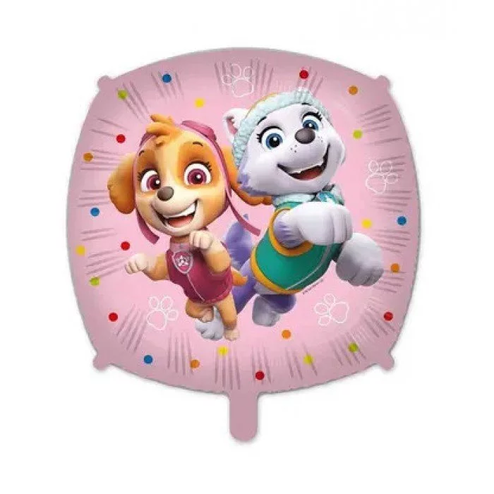 Paw Patrol Skye and Everest, Mancs Őrjárat fólia lufi 46 cm Paw Patrol Skye and Everest, Mancs Őrjárat fólia lufi 46 cm
