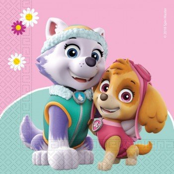 Paw Patrol Skye and Everest, Mancs Őrjárat szalvéta 20 db-os Paw Patrol Skye and Everest, Mancs Őrjárat szalvéta 20 db-os