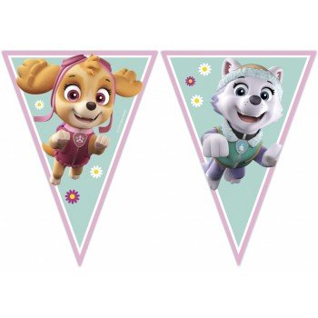 Paw Patrol Skye and Everest, Mancs Őrjárat zászlófüzér Paw Patrol Skye and Everest, Mancs Őrjárat zászlófüzér
