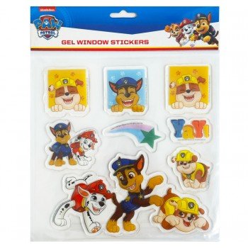 Mancs Őrjárat Star zselés ablak matrica szett Mancs Őrjárat Star zselés ablak matrica szett