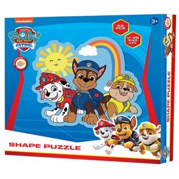 Mancs Őrjárat Sun forma puzzle 53 db-os Mancs Őrjárat Sun forma puzzle 53 db-os