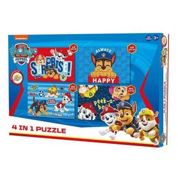 Mancs Őrjárat Surprise puzzle 4 az 1-ben Mancs Őrjárat Surprise puzzle 4 az 1-ben