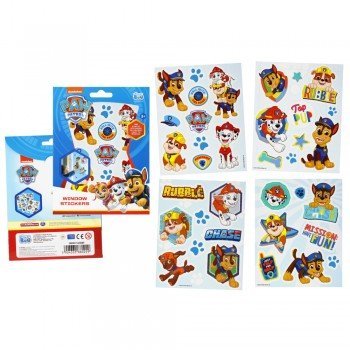 Mancs Őrjárat Top Pup ablak matrica szett Mancs Őrjárat Top Pup ablak matrica szett