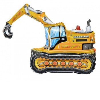 Excavator 3D, Markológép fólia lufi 89 cm
