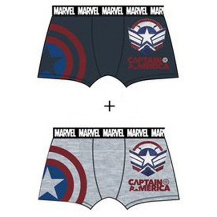 Marvel, Amerika kapitány férfi boxeralsó 2 darab/csomag M