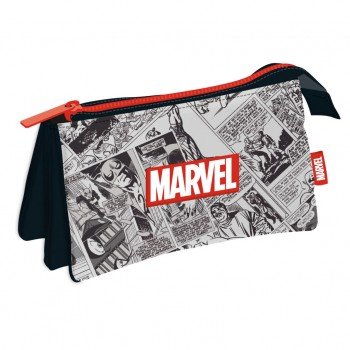 Marvel Comic 3 rekeszes tolltartó 21 cm Marvel Comic 3 rekeszes tolltartó 21 cm