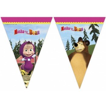 Mása és a medve zászlófüzér 2,3 m