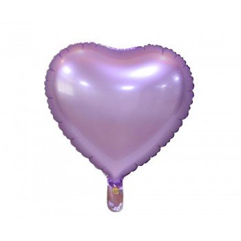 Matt Lilac Heart, Lila szív fólia lufi 37 cm Matt Lilac Heart, Lila szív fólia lufi 37 cm