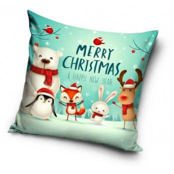 Merry Christmas, Karácsony párnahuzat 40*40 cm Merry Christmas, Karácsony párnahuzat 40*40 cm