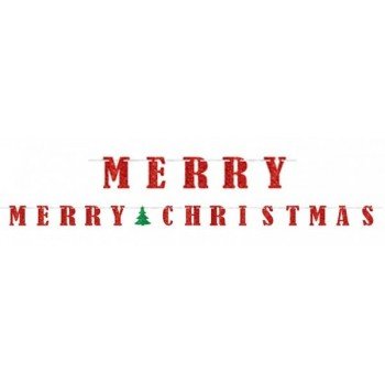 Merry Christmas papír felirat 365,7 cm
