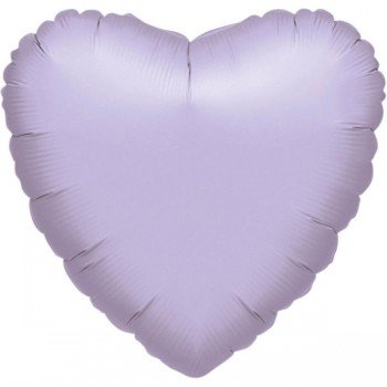 Metallic Pearl Pastel Lilac szív fólia lufi 43 cm Metallic Pearl Pastel Lilac szív fólia lufi 43 cm