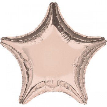 Metallic Rose Gold csillag fólia lufi 48 cm Metallic Rose Gold csillag fólia lufi 48 cm