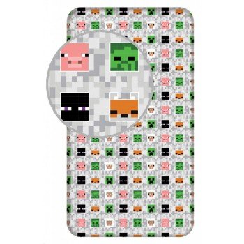 Minecraft Adventure gumis lepedő 90*200 cm Minecraft Adventure gumis lepedő 90*200 cm