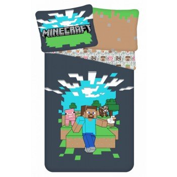 Minecraft ágyneműhuzat 140×200cm, 70×90 cm Minecraft ágyneműhuzat 140×200cm, 70×90 cm