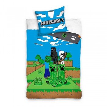 Minecraft Ambush ágyneműhuzat 140×200cm, 70×90 cm Minecraft Ambush ágyneműhuzat 140×200cm, 70×90 cm