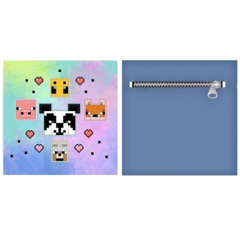 Minecraft Animals párna, díszpárna levehető huzattal 35x35 cm Minecraft Animals párna, díszpárna levehető huzattal 35x35 cm