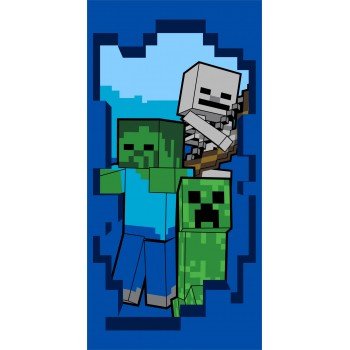 Minecraft fürdőlepedő, strand törölköző Beware 70*140cm Minecraft fürdőlepedő, strand törölköző Beware 70*140cm