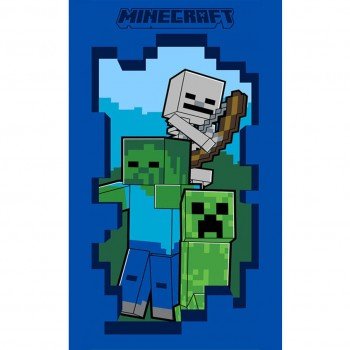 Minecraft Beware kéztörlő, arctörlő, törölköző 30x50 cm Minecraft Beware kéztörlő, arctörlő, törölköző 30x50 cm