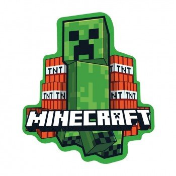 Minecraft Boom 3D formapárna, díszpárna 40 cm Minecraft Boom 3D formapárna, díszpárna 40 cm