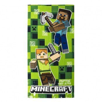 Minecraft Crafting fürdőlepedő, strand törölköző 70x140cm (Fast Dry) Minecraft Crafting fürdőlepedő, strand törölköző 70x140cm (Fast Dry)