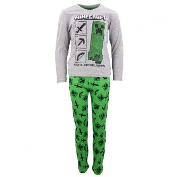 Minecraft Create gyerek hosszú pizsama 10 év Minecraft Create gyerek hosszú pizsama 10 év