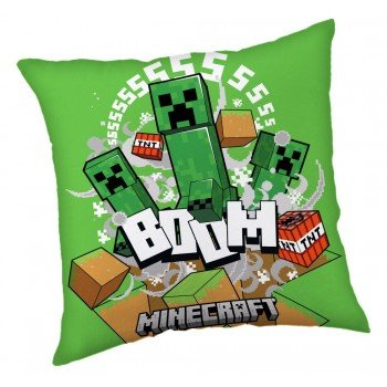 Minecraft Creeper Boom párna, díszpárna 40*40 cm Minecraft Creeper Boom párna, díszpárna 40*40 cm