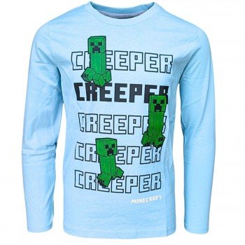 Minecraft Creeper gyerek hosszú ujjú póló, felső 9 év Minecraft Creeper gyerek hosszú ujjú póló, felső 9 év