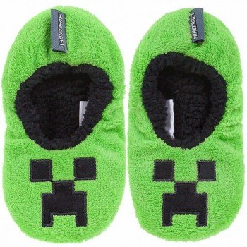 Minecraft Creeper gyerek téli papucs 33/34 Minecraft Creeper gyerek téli papucs 33/34