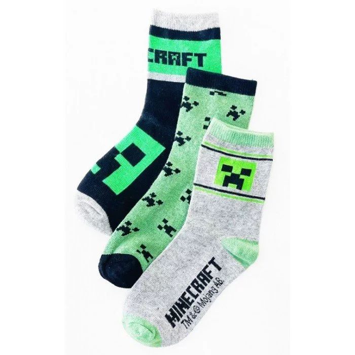 Minecraft Creeper gyerek zokni 31/34 Minecraft Creeper gyerek zokni 31/34