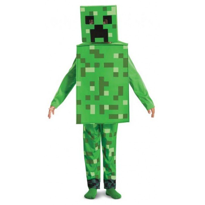 Minecraft Creeper jelmez 7-8 év