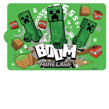 Minecraft tányéralátét Minecraft tányéralátét