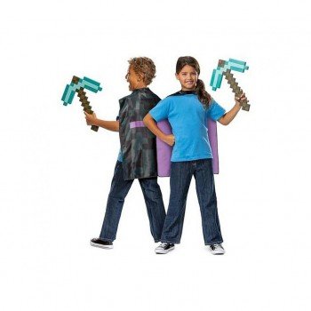 Minecraft csákány és köpeny szett Minecraft csákány és köpeny szett