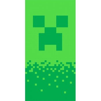 Minecraft fürdőlepedő, strand törölköző Digital Creeper 70*140cm Minecraft fürdőlepedő, strand törölköző Digital Creeper 70*140cm
