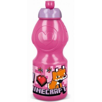 Minecraft Girls Line kulacs, sportpalack 400 ml II. osztály Minecraft Girls Line kulacs, sportpalack 400 ml II. osztály