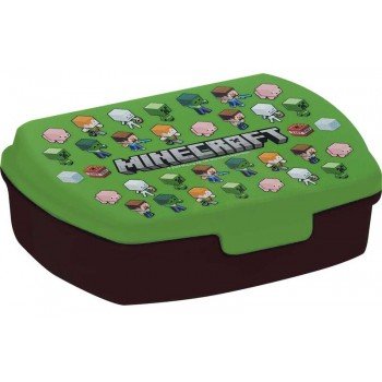 Minecraft Green funny műanyag szendvicsdoboz Minecraft Green funny műanyag szendvicsdoboz