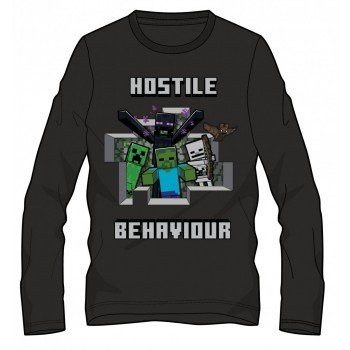 Minecraft gyerek hosszú ujjú póló, felső 12 év