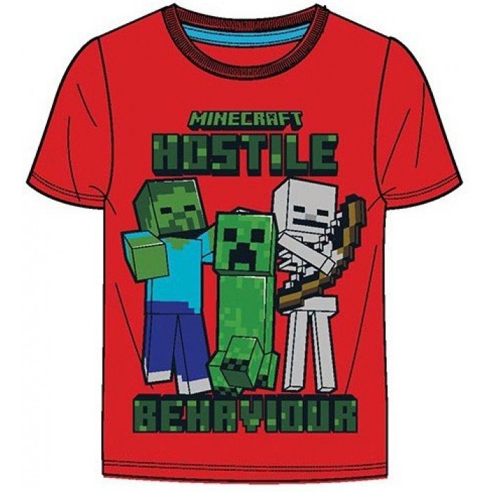 Minecraft gyerek rövid póló, felső 12 év