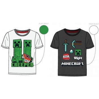 Minecraft gyerek rövid póló, felső 6-12 év Minecraft gyerek rövid póló, felső 6-12 év