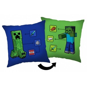 Minecraft How to Creeper párna, díszpárna 40*40 cm Minecraft How to Creeper párna, díszpárna 40*40 cm