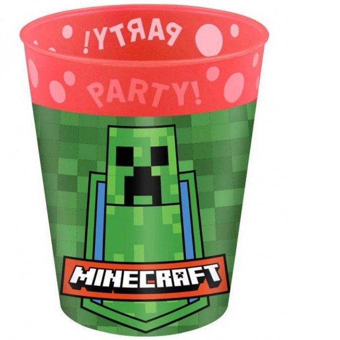 Minecraft micro prémium műanyag pohár szett 4 db-os 250 ml