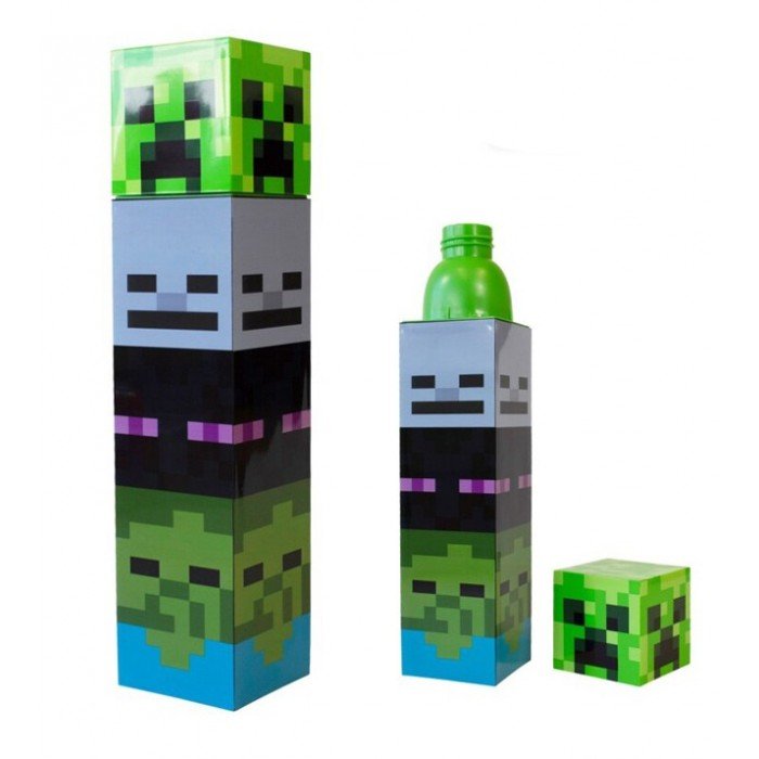 Minecraft Mobs kulacs, sportpalack 650 ml