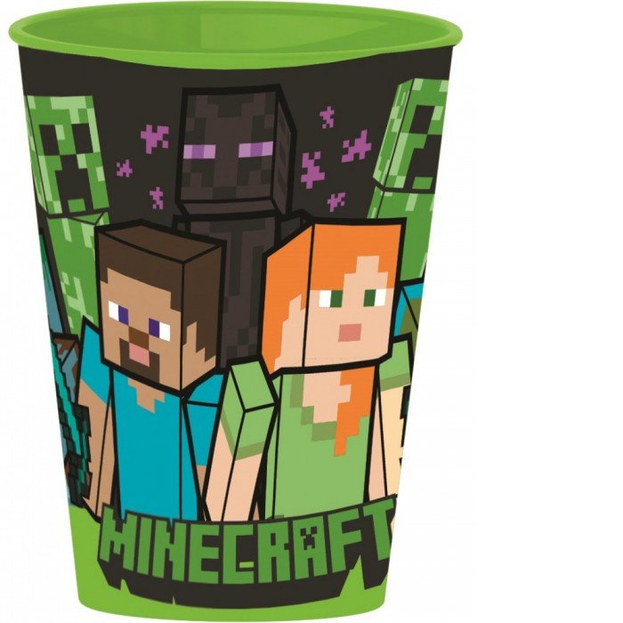 Minecraft pohár, műanyag 260 ml