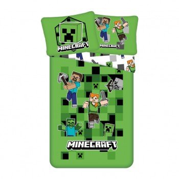 Minecraft Out of the Box ágyneműhuzat 140×200cm, 70×90 cm microfibre Minecraft Out of the Box ágyneműhuzat 140×200cm, 70×90 cm microfibre