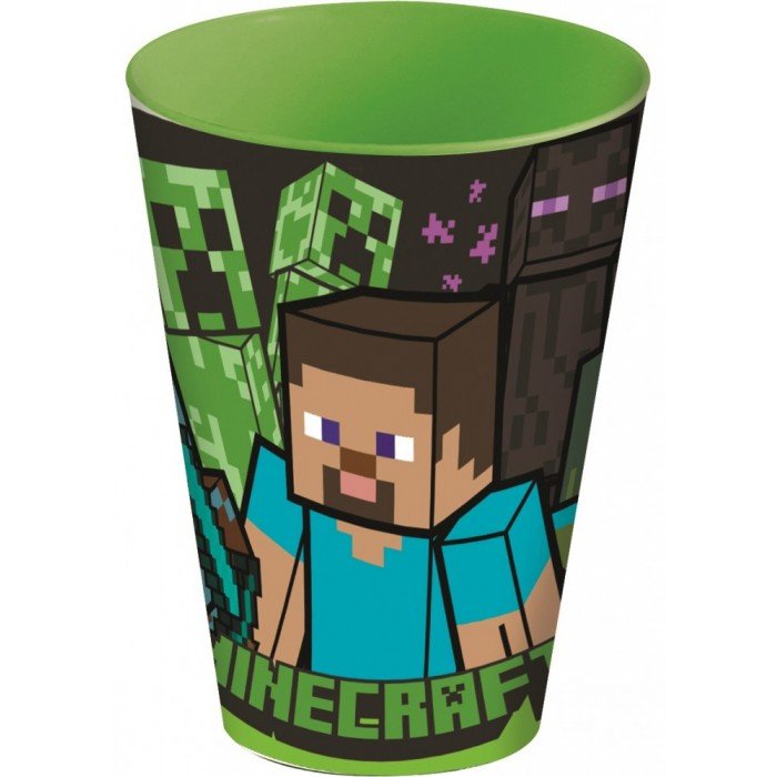 Minecraft pohár, műanyag 430 ml